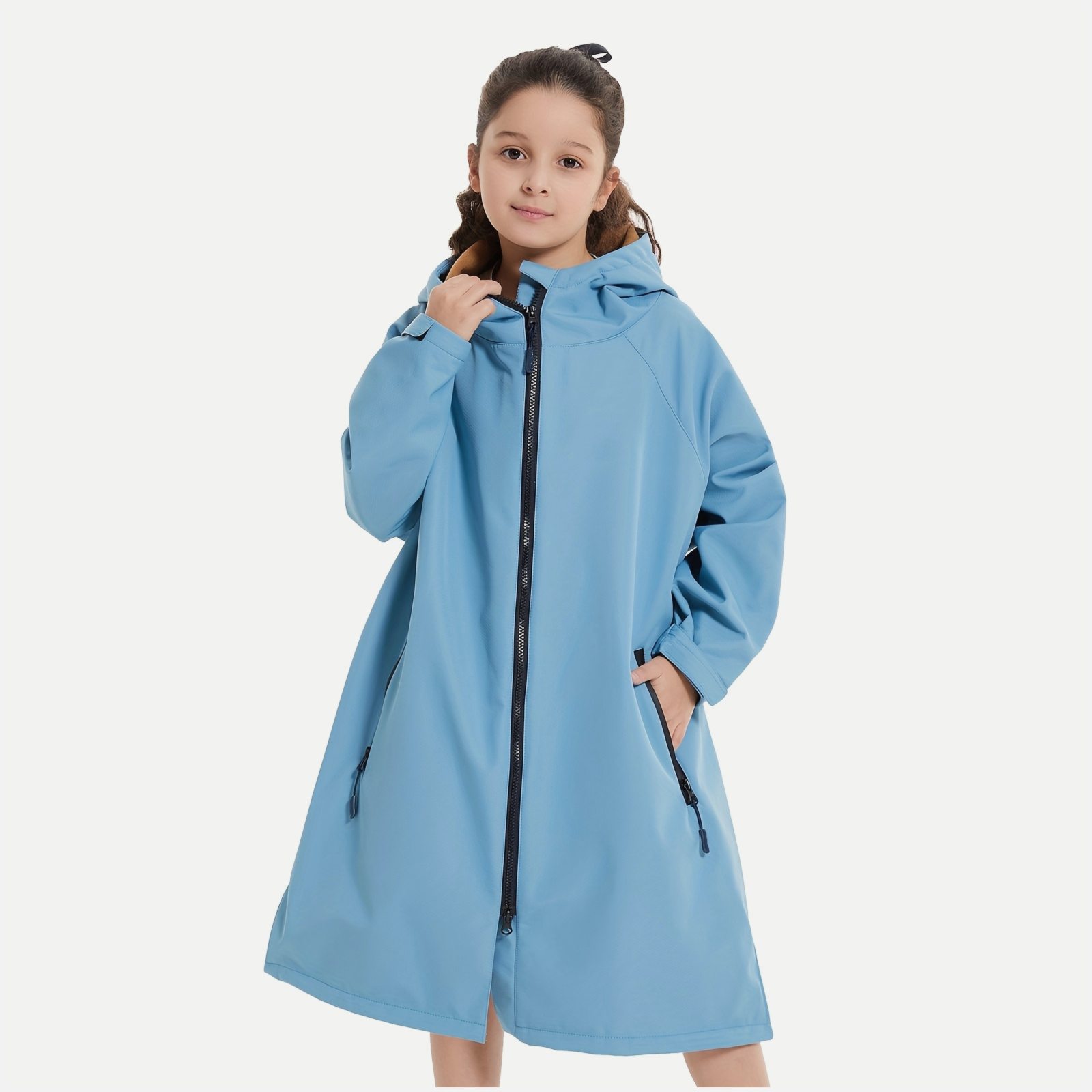Outdoor Camping Activities - 1pc Long-Sleeve Changing Robe for Outdoor