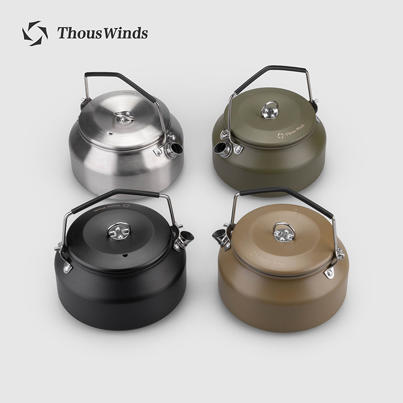 Outdoor Camping Cooking Equipment - Thous Winds Outdoor Camping Kettle, Portable