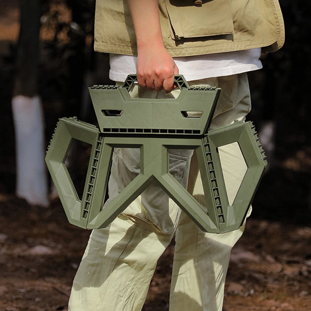 Outdoor Camping Activities - Sturdy PP Folding Stool Portable Camping
