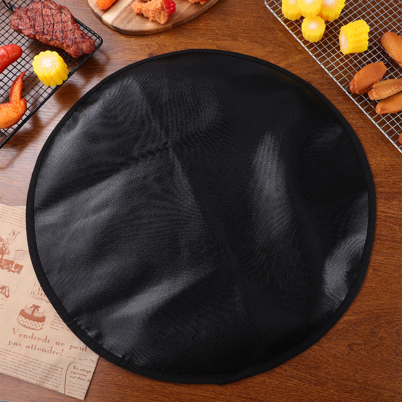 Outdoor Gas Stove - Fire Pit Mat Silicone Fireproof Heat