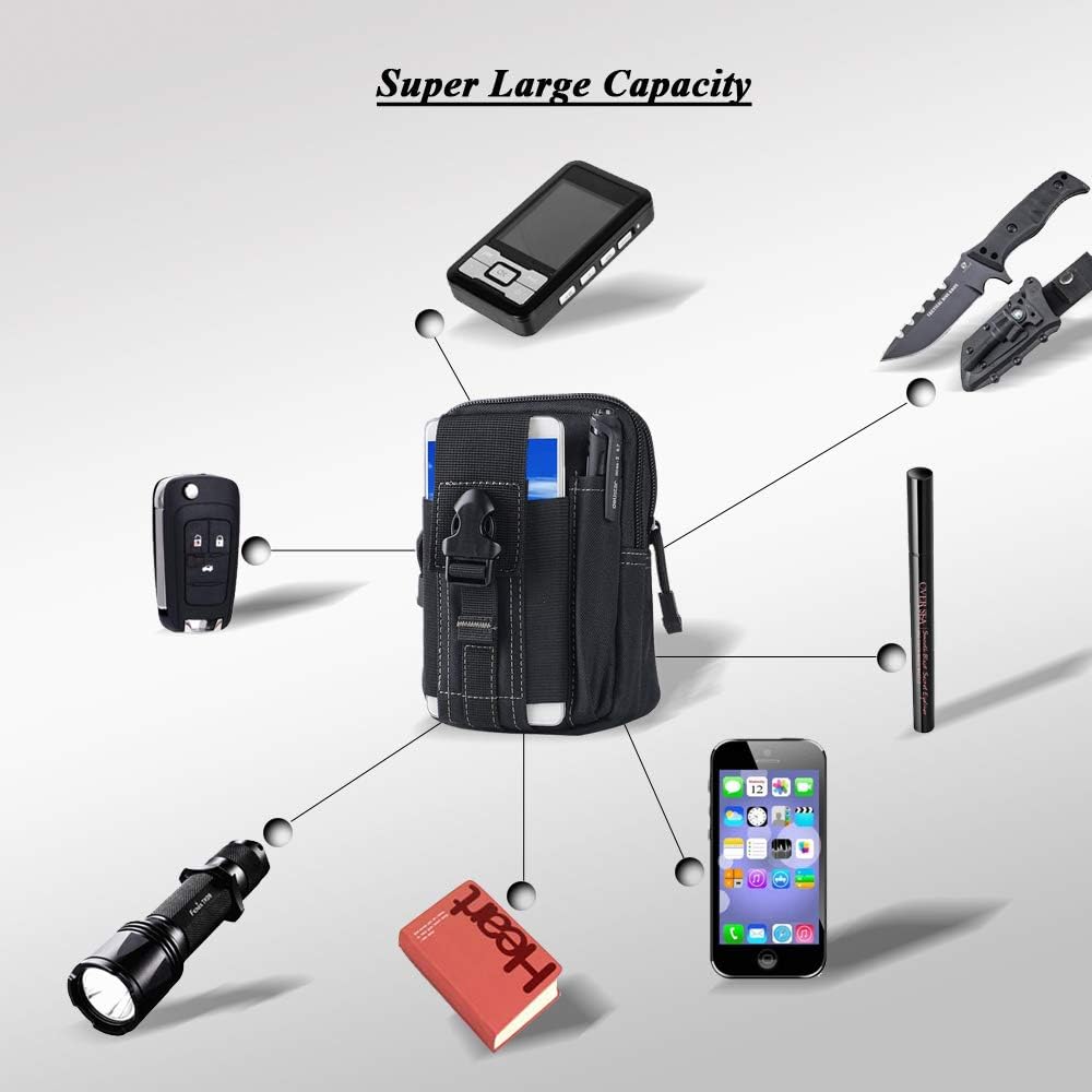 Tactical Molle Belt Pouch Mili - Outdoor Camping Hiking 리뷰 및 가격