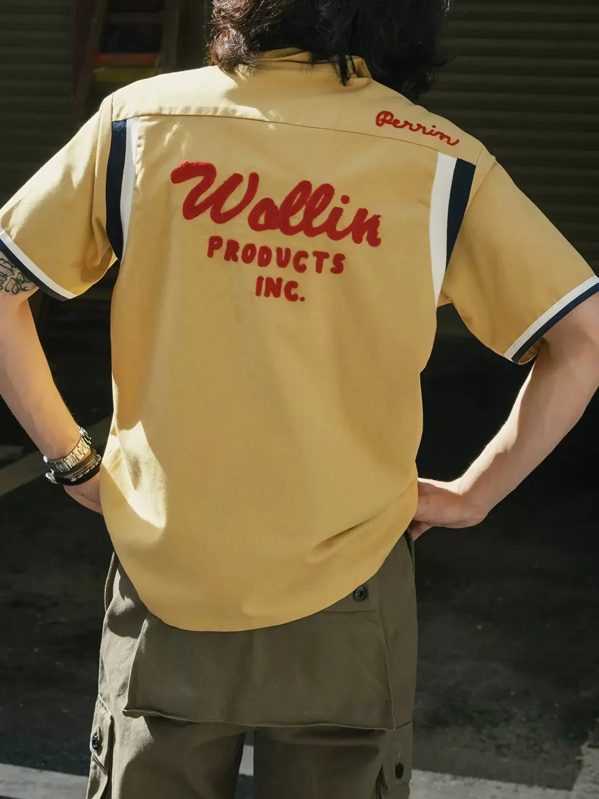 Non Stock Retro Bowling Shirt  - Outdoor Camping Rocker 리뷰 및 가격