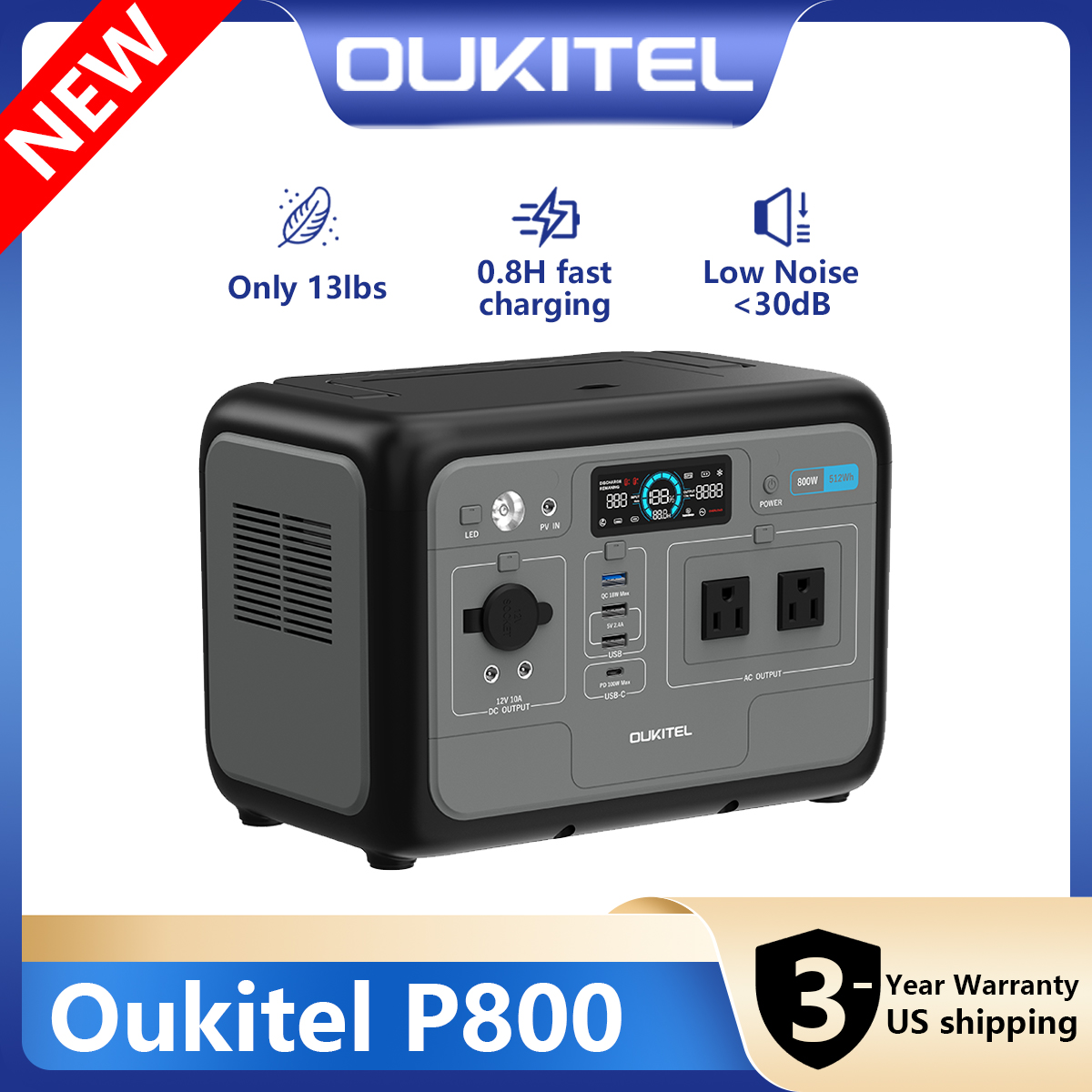 Oukitel P800 Portable Power St - Outdoor Camping Outlet 리뷰 및 가격