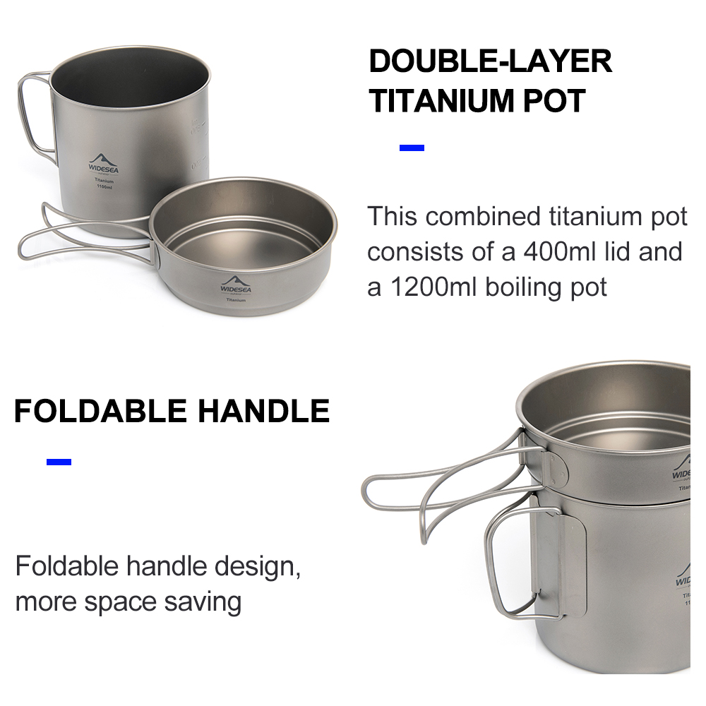 Widesea Ultralight Titanium Ca - Outdoor Camping Cooking Equipment 리뷰 및 가격