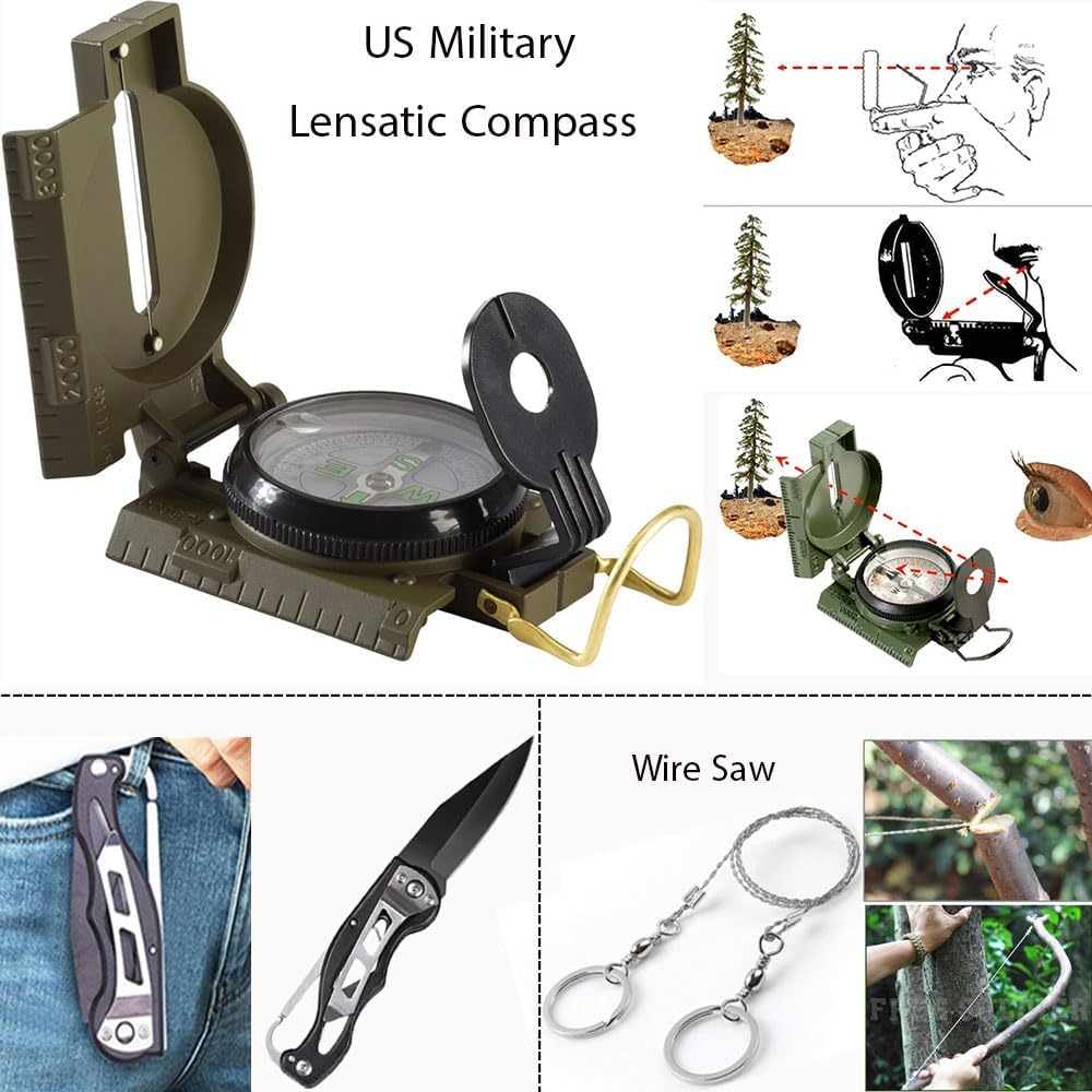 Portable Survival Kit with Mul - Outdoor In Camping 리뷰 및 가격