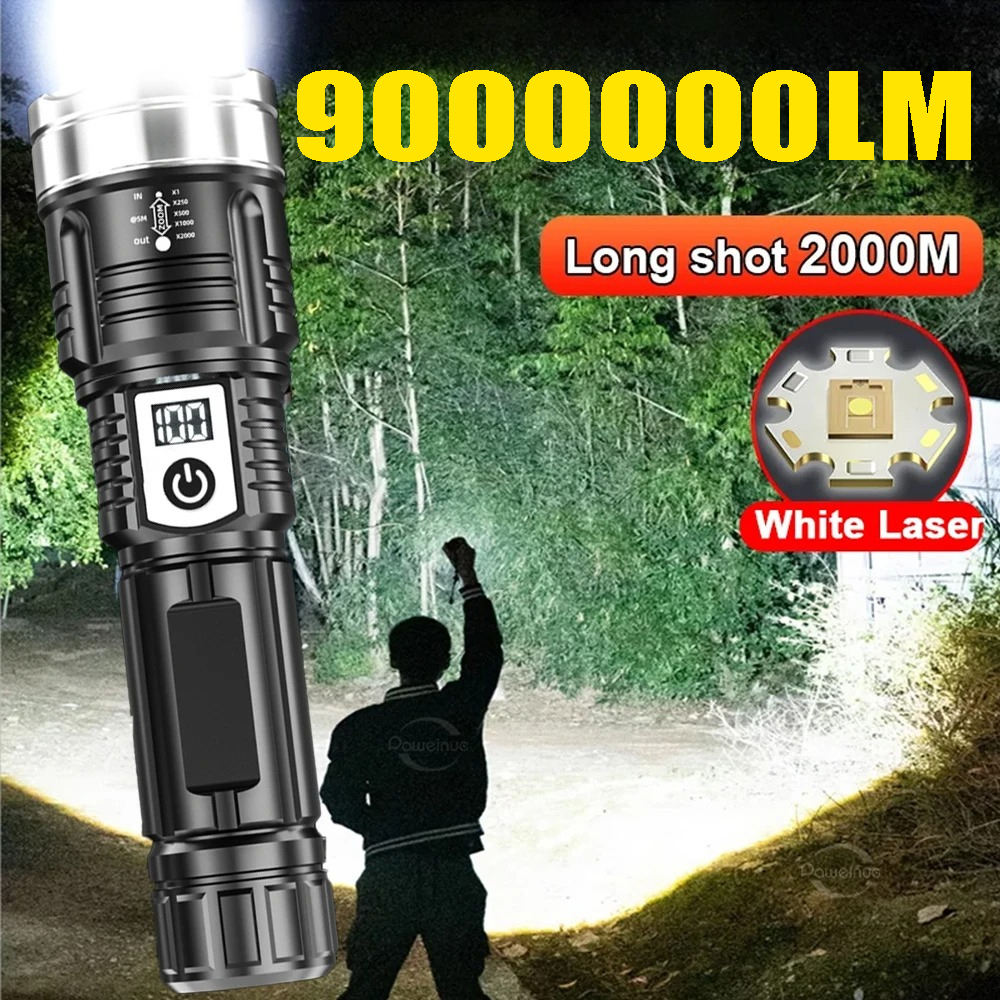 High Power 200000LM LED Flashl - Outdoor Camping Hiking 리뷰 및 가격