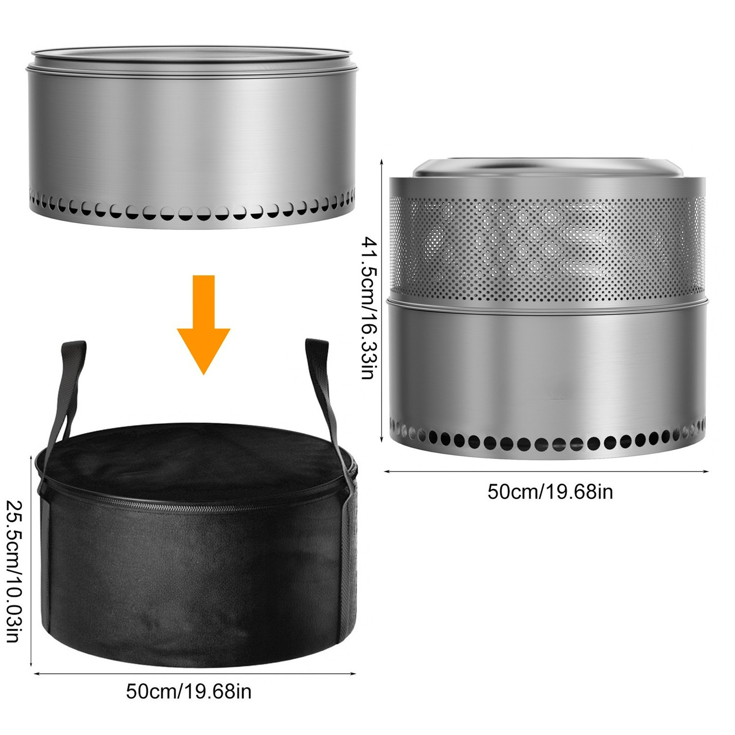 50 CM Smokeless Camping Fire P - Outdoor Camping Burner 리뷰 및 가격