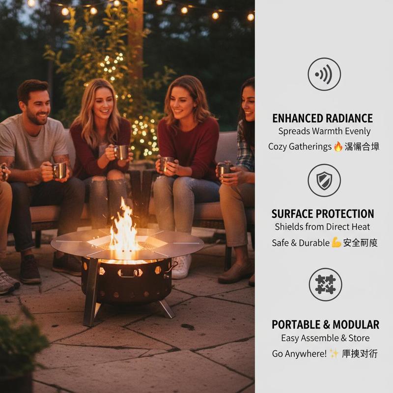Fireplace Radiant Plate 20 inc - Outdoor Camping Burner 리뷰 및 가격