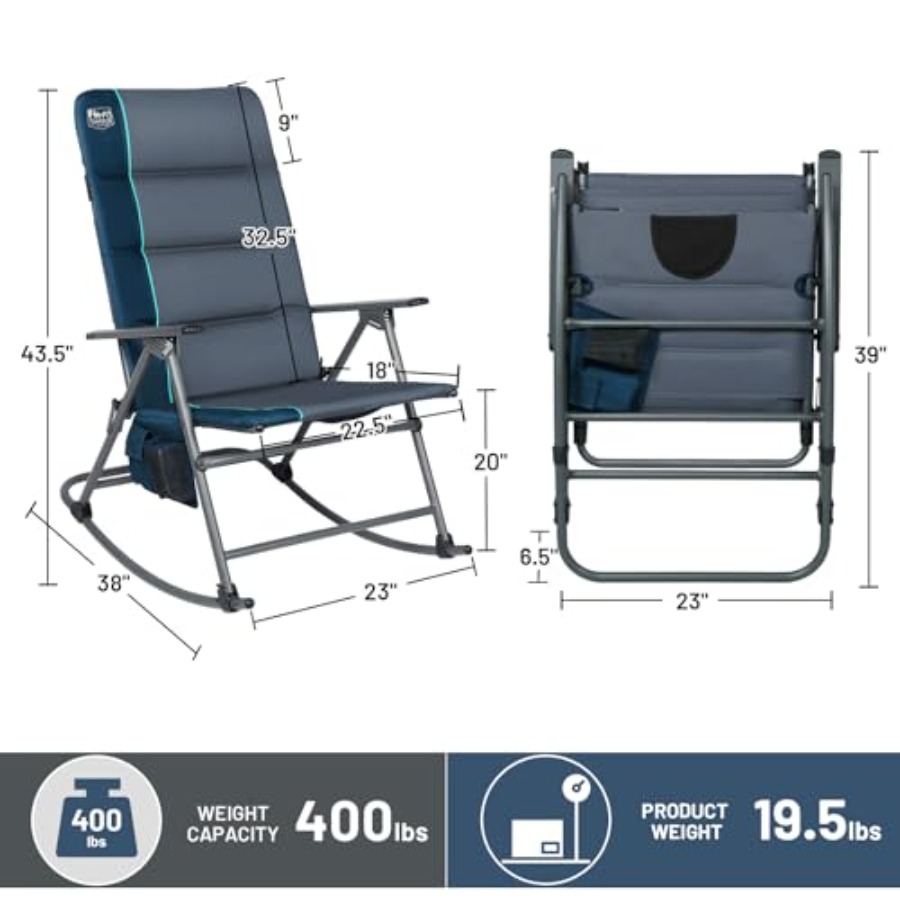 Oversized Folding Rocking Camp - Outdoor Camping Rocker 리뷰 및 가격