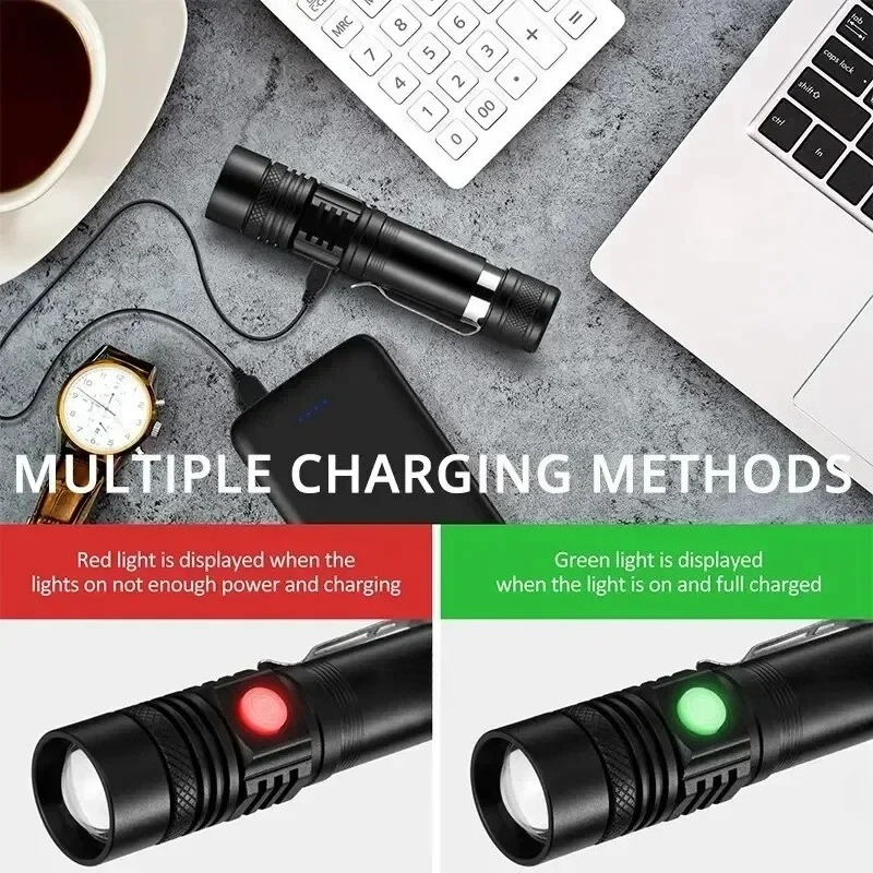 T6 LED Rechargeable Flashlight - Outdoor Camping Hiking 리뷰 및 가격