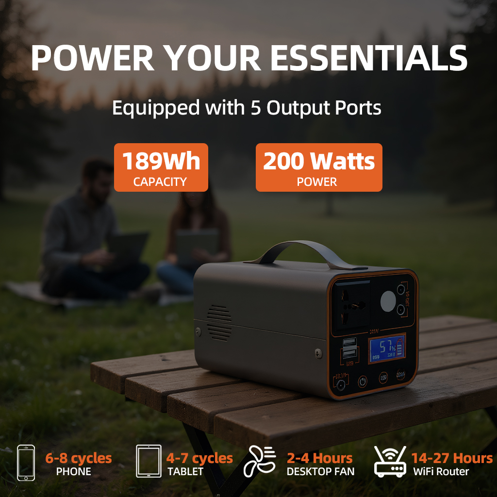 200W Portable Power Station 22 - Outdoor Camping Outfit 리뷰 및 가격