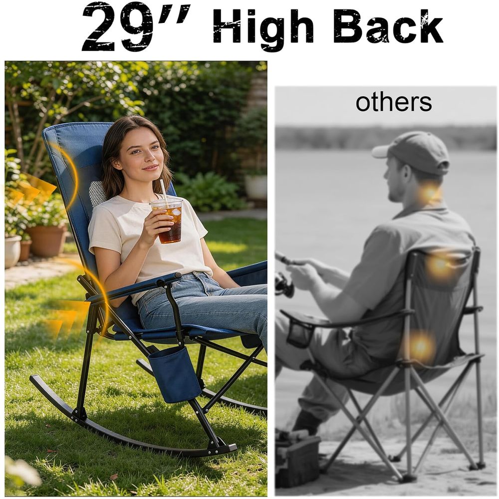 Durable 400lbs Capacity Rockin - Outdoor Camping Rocker 리뷰 및 가격