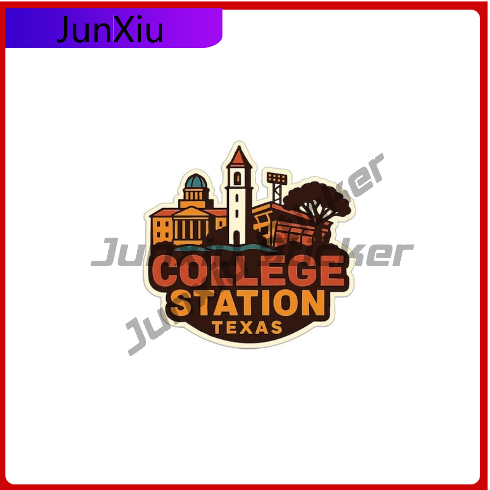 College Station Texas Sticker  - Outdoor Camping In Texas 리뷰 및 가격