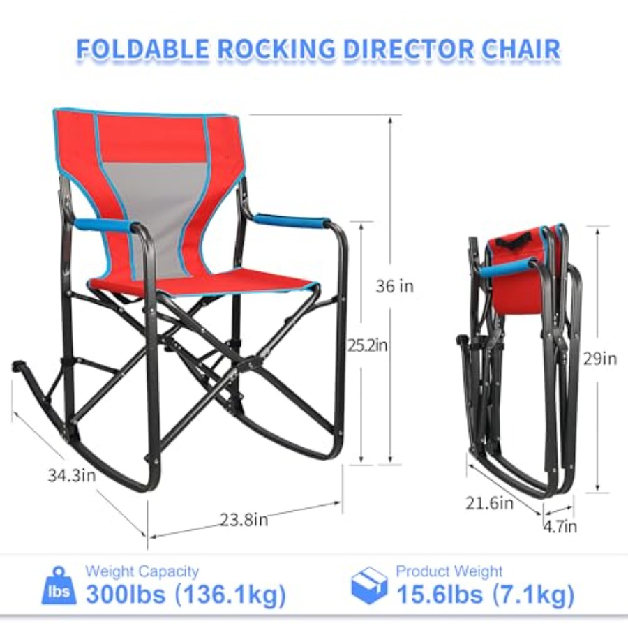 Oversized Rocking Camping Chai - Outdoor Camping Rocker 리뷰 및 가격