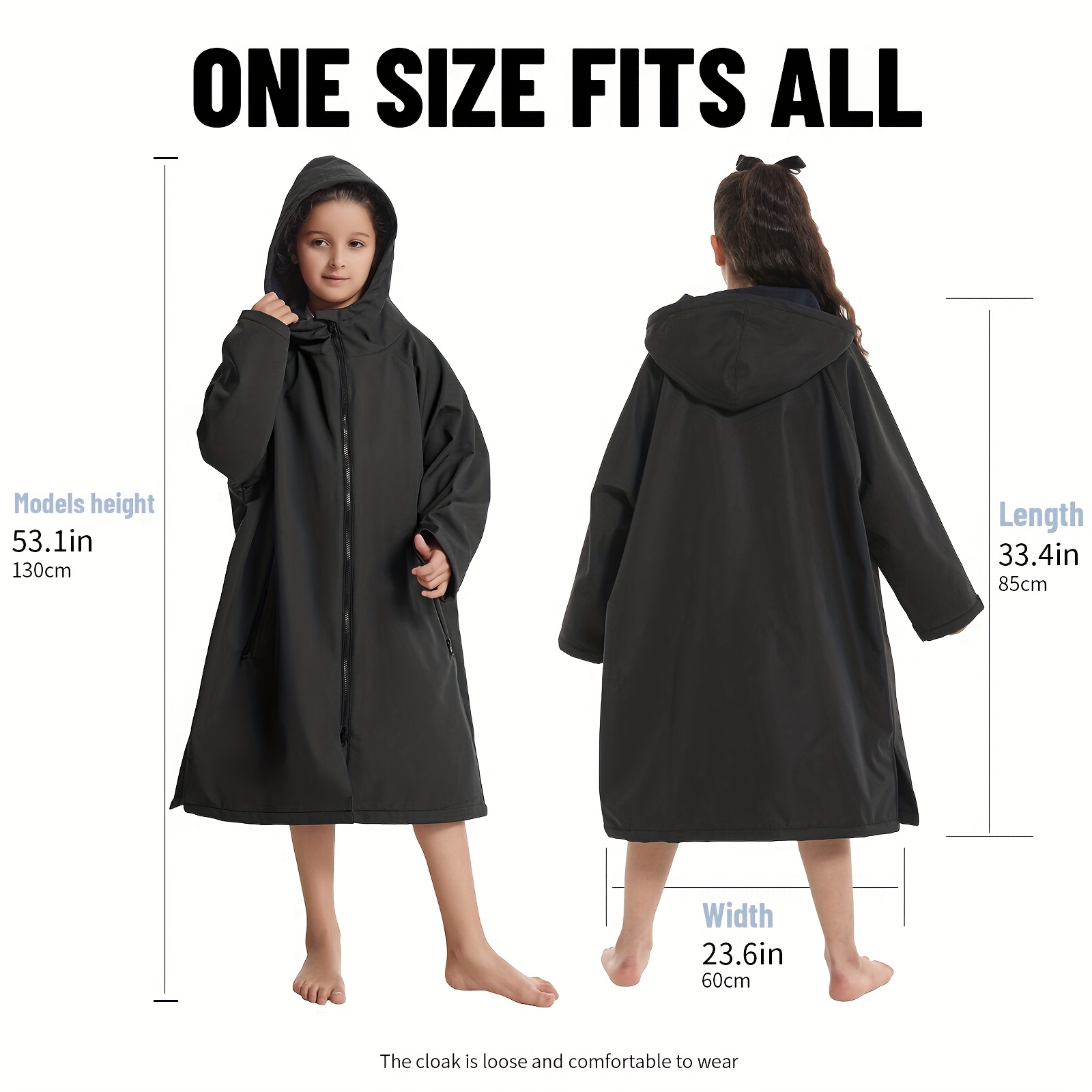 1pc Long-Sleeve Changing Robe  - Outdoor Camping Activities 리뷰 및 가격