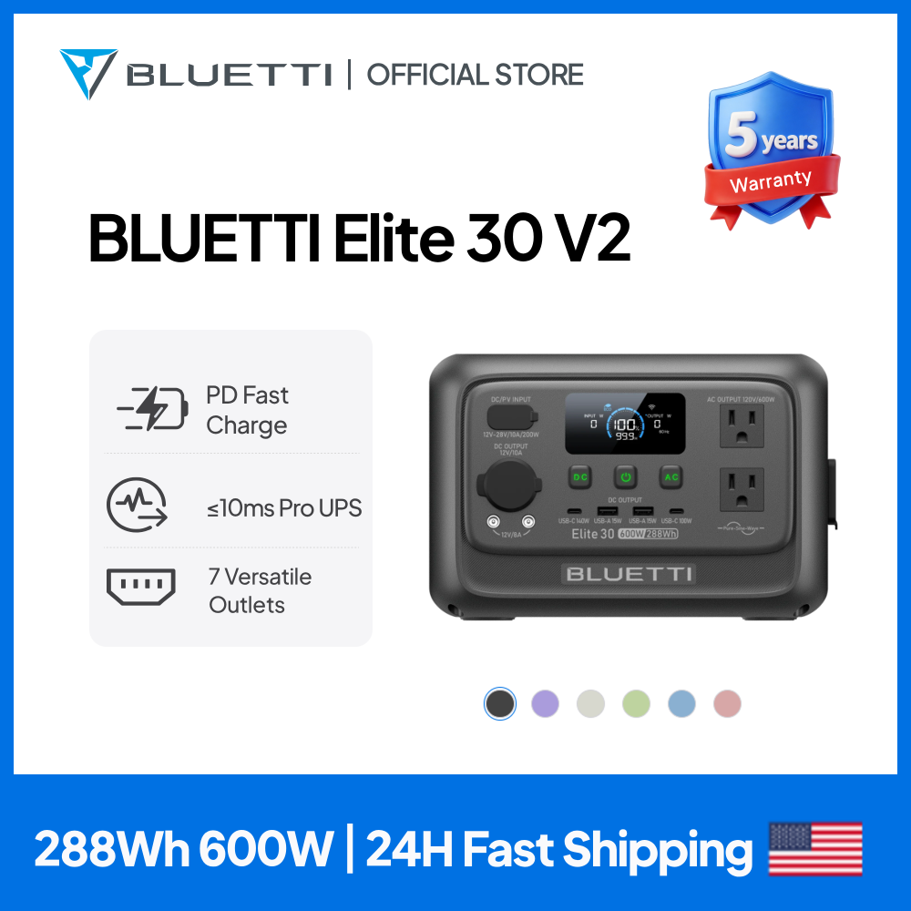 【Renew】BLUETTI Elite 30 V2 Por - Outdoor Camping Outfit 리뷰 및 가격