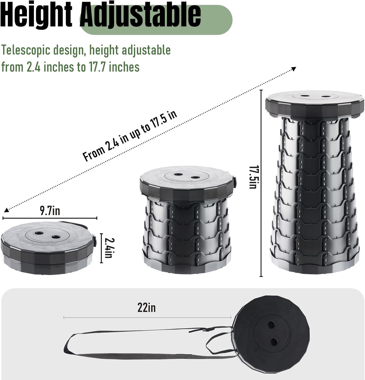 Foldable stool with thick padd - Outdoor Camping Activities 리뷰 및 가격