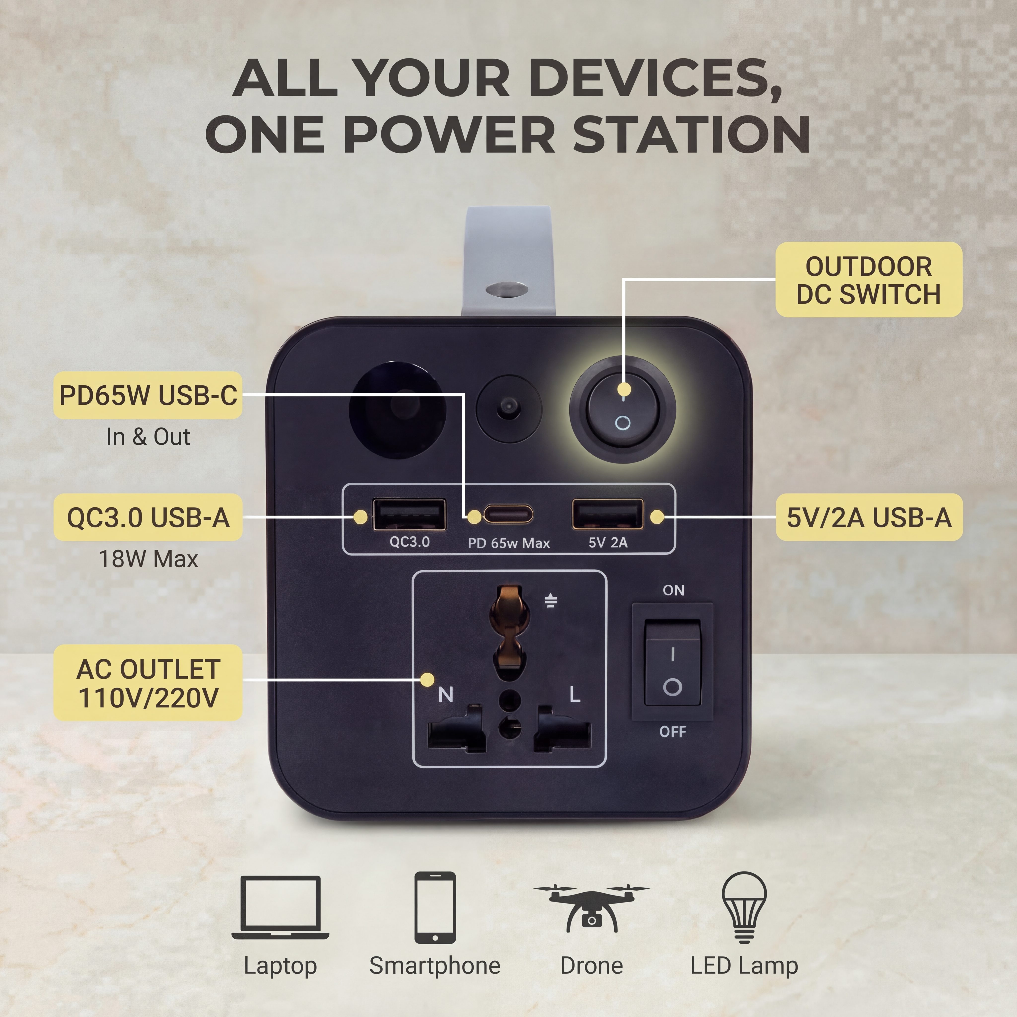 180W Outdoor Power Station 320 - Outdoor Camping Outfit 리뷰 및 가격