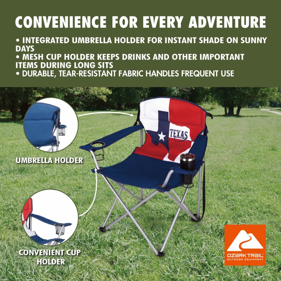 Comfortable Camp Chair for Big - Outdoor Camping In Texas 리뷰 및 가격