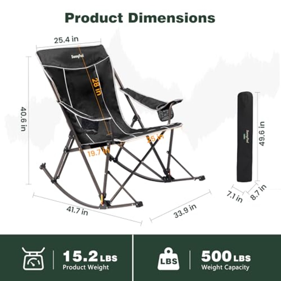 Oversized Folding Rocking Camp - Outdoor Camping Rocker 리뷰 및 가격