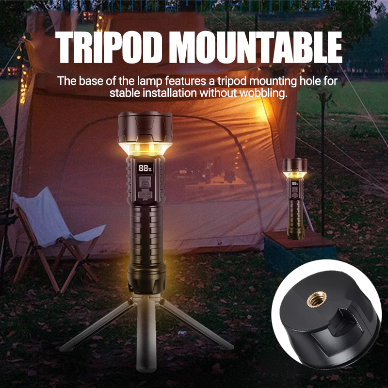 COB LED Flashlight Rechargeabl - Outdoor Camping Hiking 리뷰 및 가격