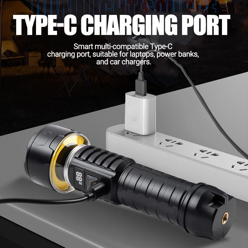 COB LED Flashlight Rechargeabl - Outdoor Camping Hiking 리뷰 및 가격