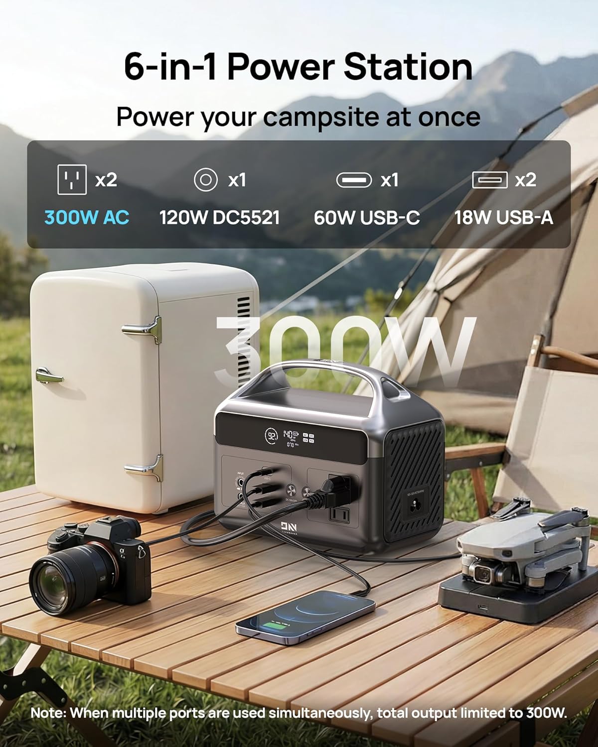 Portable Power Station 192Wh L - Outdoor Camping Outlet 리뷰 및 가격