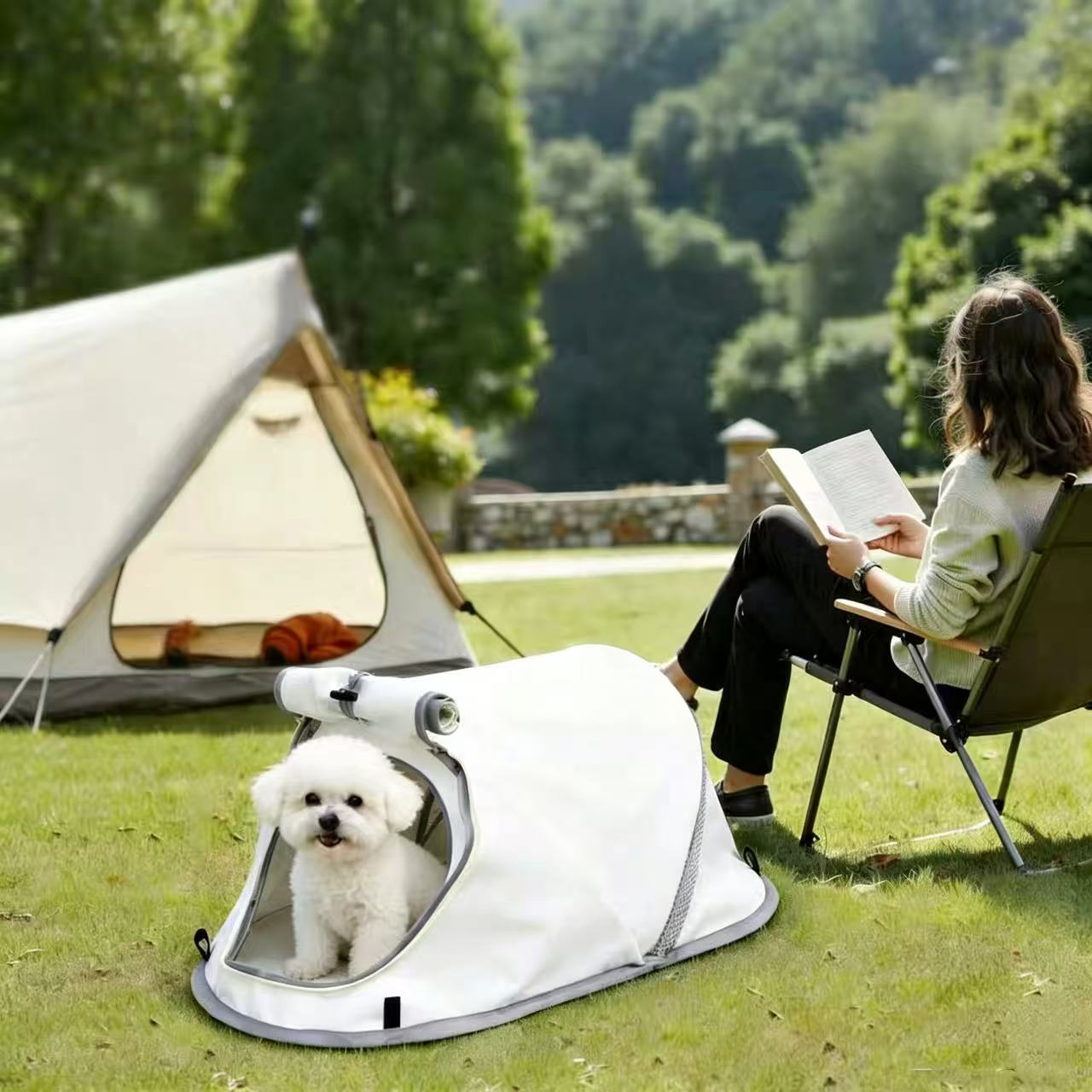 Foldable Pet Tent Portable Dog - Outdoor Camping Dog Kennel 리뷰 및 가격