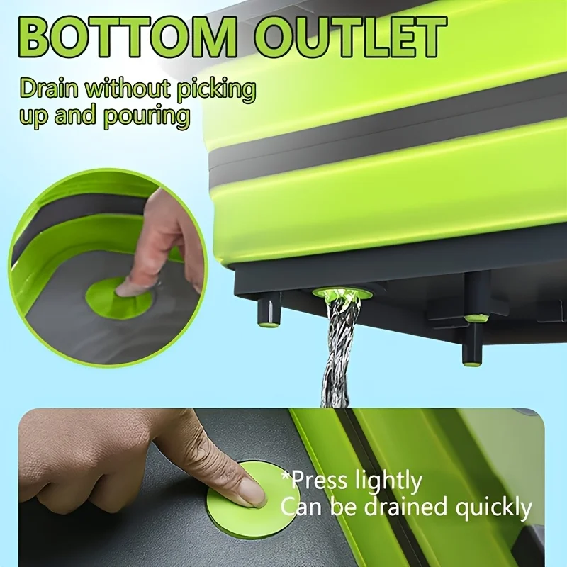 Portable Foldable Water Basin  - Outdoor Camping Outlet 리뷰 및 가격