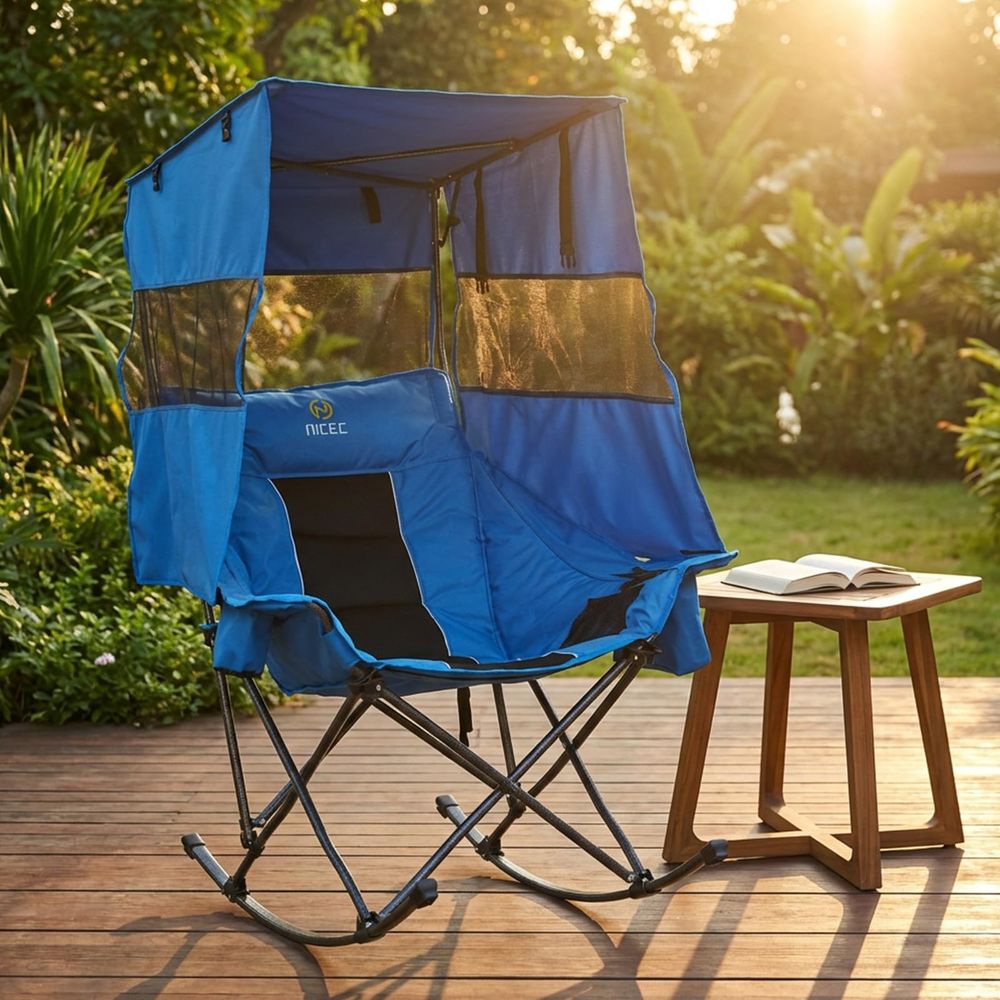 Rocking Camping Chair with Can - Outdoor Camping Rocker 리뷰 및 가격