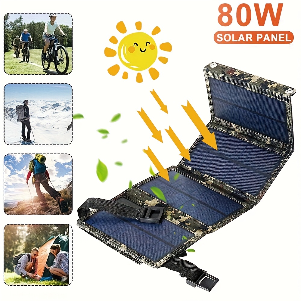 [Solar Panel] 80W Portable Fol - Outdoor In Camping 리뷰 및 가격