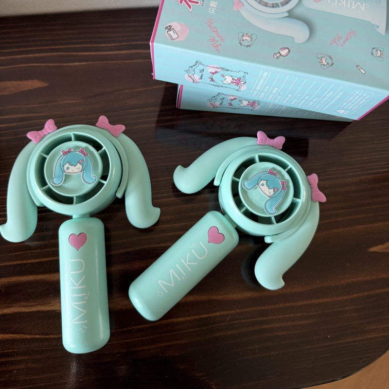 Hatsune Miku Mini Handheld Fan - Outdoor Y Camping 리뷰 및 가격