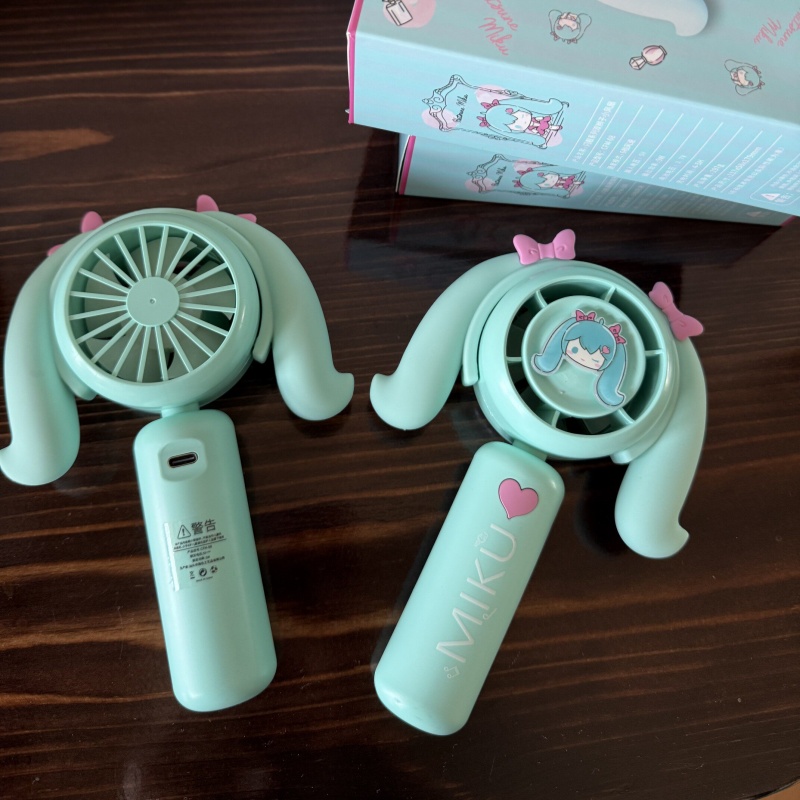 Hatsune Miku Mini Handheld Fan - Outdoor Y Camping 리뷰 및 가격