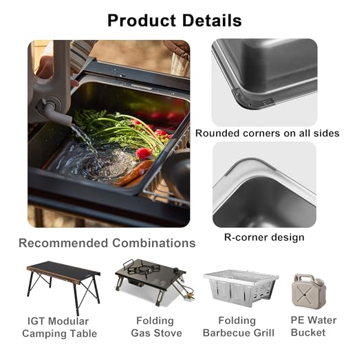 304 Stainless Steel Mini Sink  - Outdoor In Camping 리뷰 및 가격