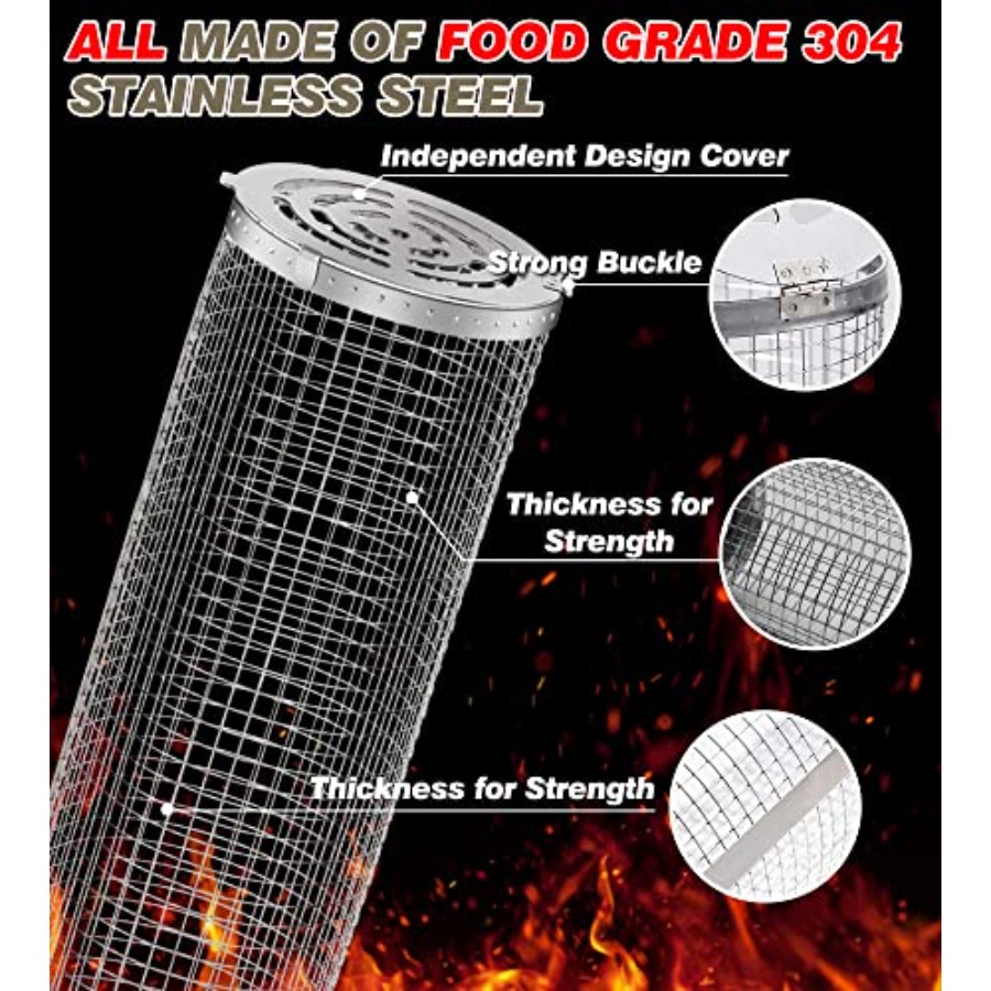 Outdoor Grilling Baskets Grill - Outdoor Camping Cooking Equipment 리뷰 및 가격