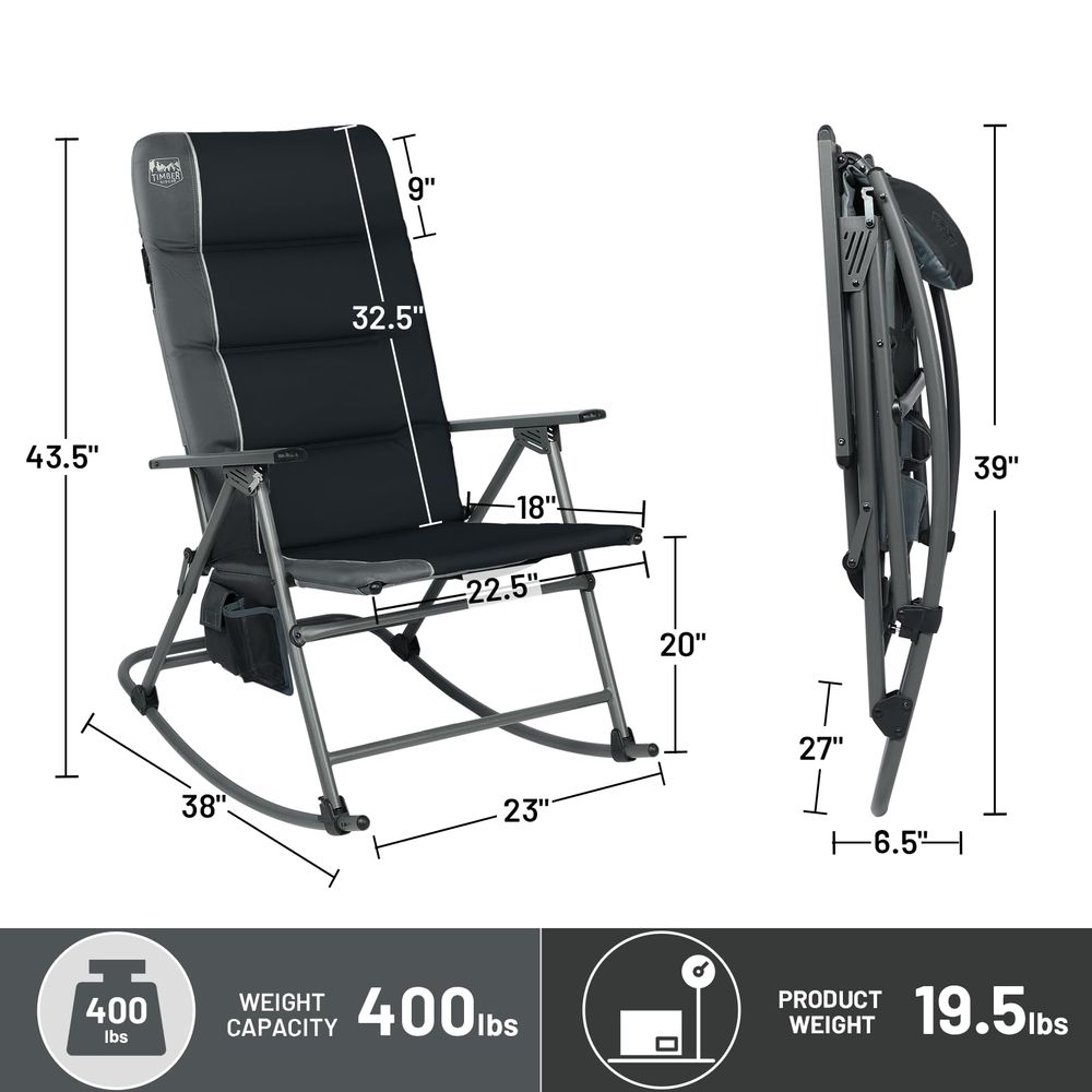 Oversized Folding Rocking Camp - Outdoor Camping Rocker 리뷰 및 가격