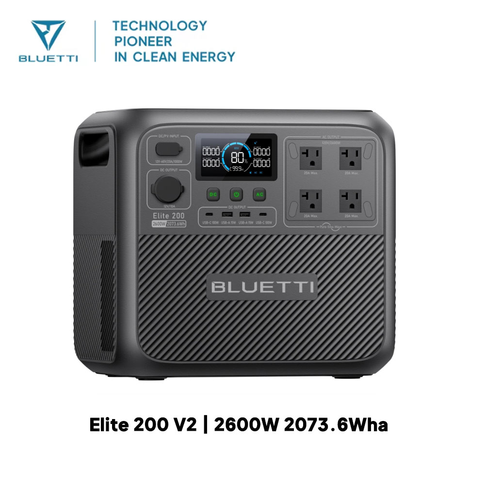 【Renew】BLUETTI Elite 200 V2 Po - Outdoor Camping Outfit 리뷰 및 가격