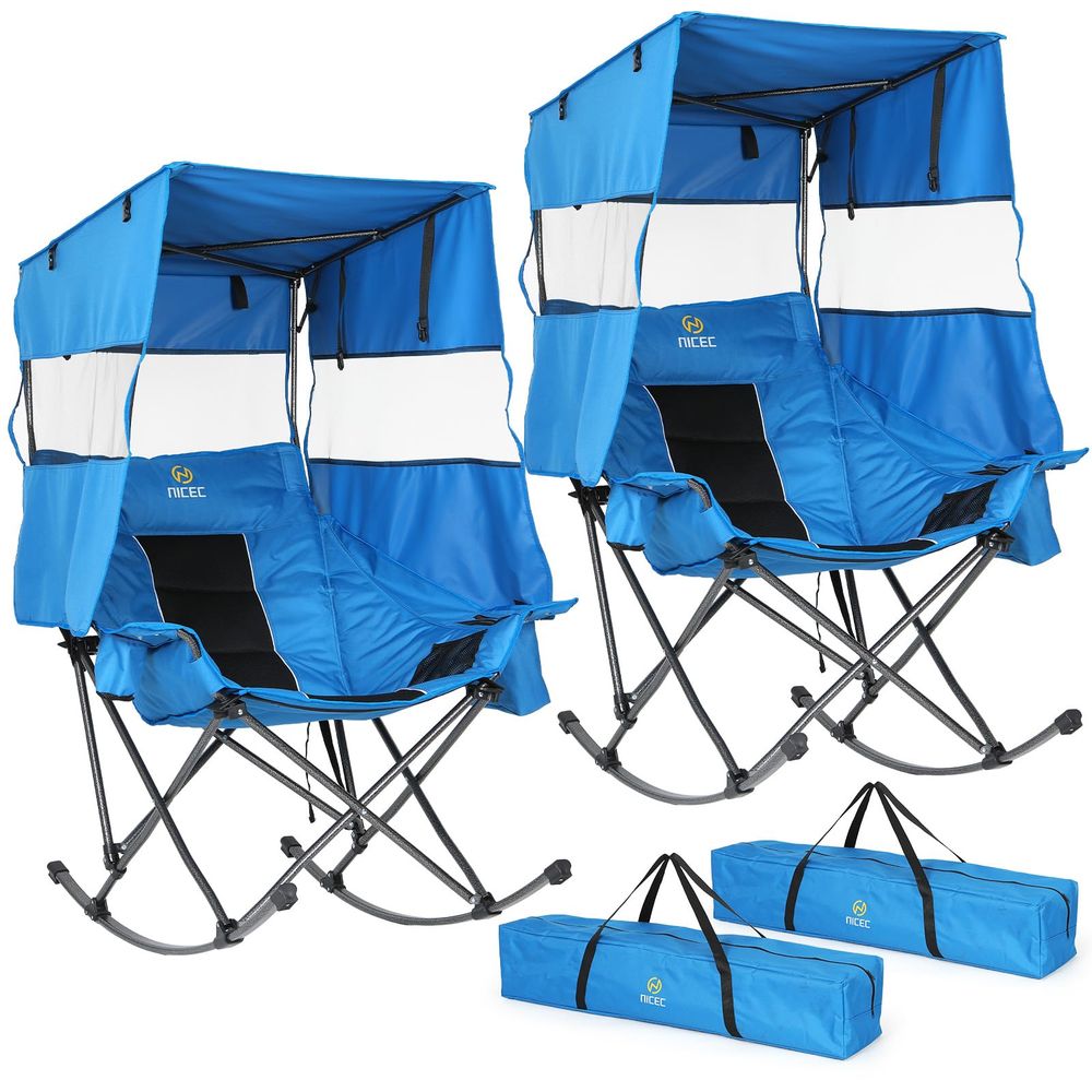 Rocking Camping Chair with Can - Outdoor Camping Rocker 리뷰 및 가격