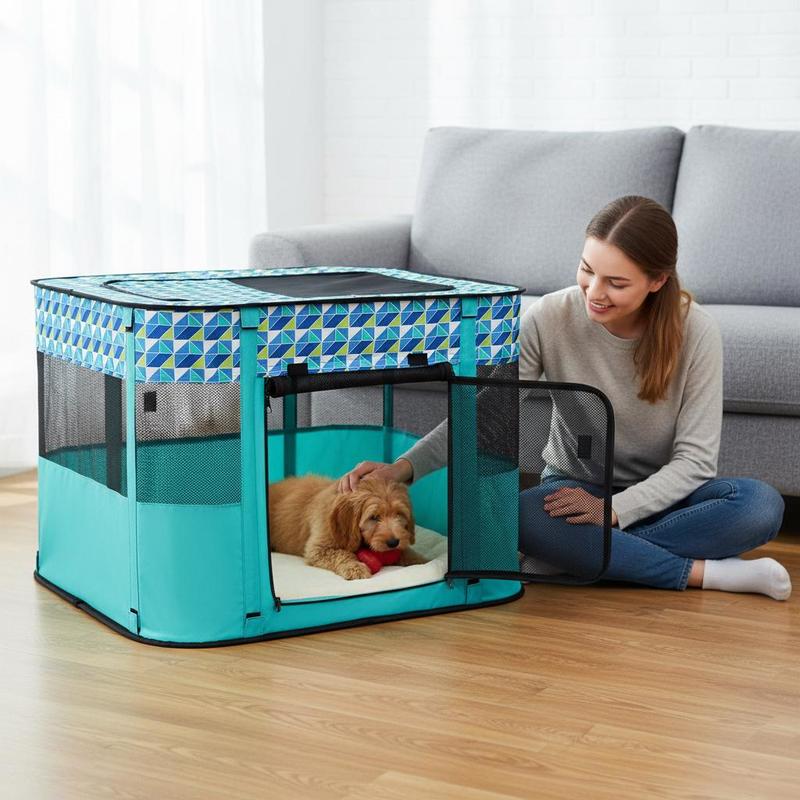 Portable Animal Enclosure 32'' - Outdoor Camping Dog Kennel 리뷰 및 가격