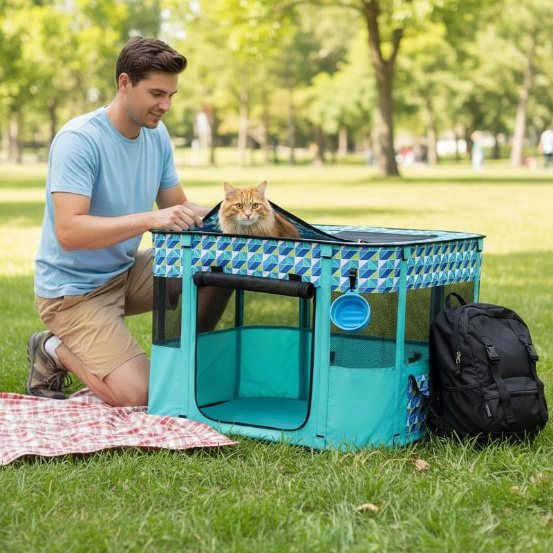 Portable Animal Enclosure 32'' - Outdoor Camping Dog Kennel 리뷰 및 가격
