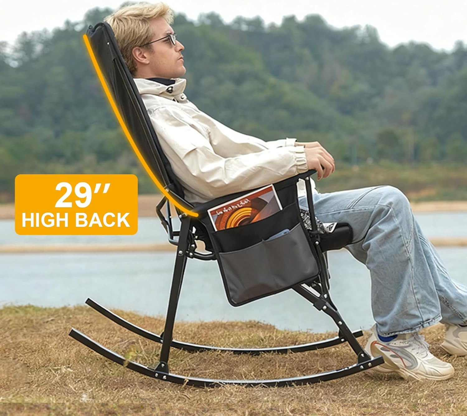 2 Pack High Back Portable Rock - Outdoor Camping Rocker 리뷰 및 가격