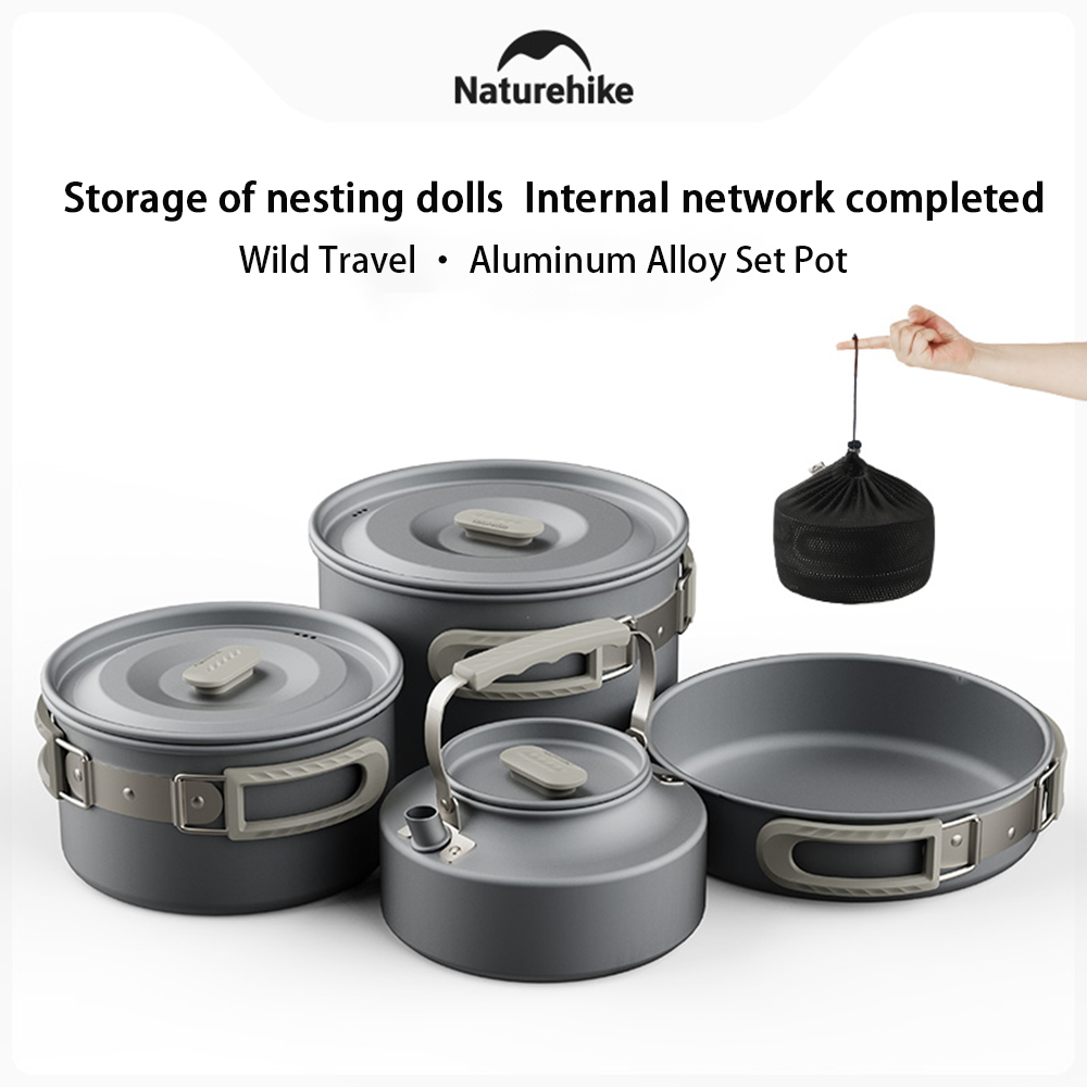 Naturehike Outdoor Pot Set,Cam - Outdoor Camping Cooking Equipment 리뷰 및 가격